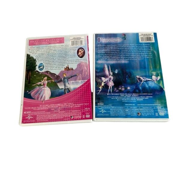 Barbie Lot of 2 DVDs Swan Lake and Mermaidia - Picture 4 of 4